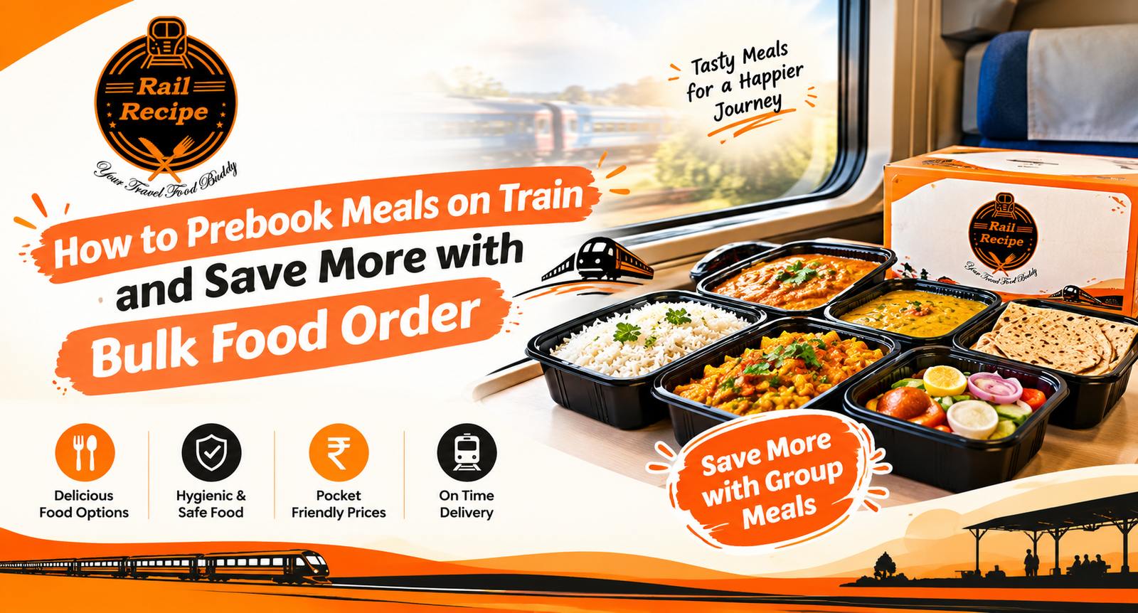 Prebook Meals on Train